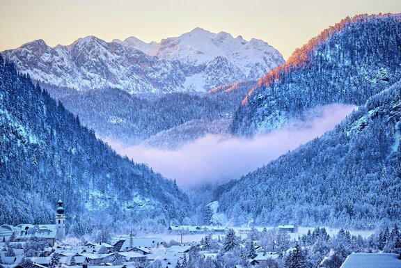 Winter in Inzell im Chiemgau